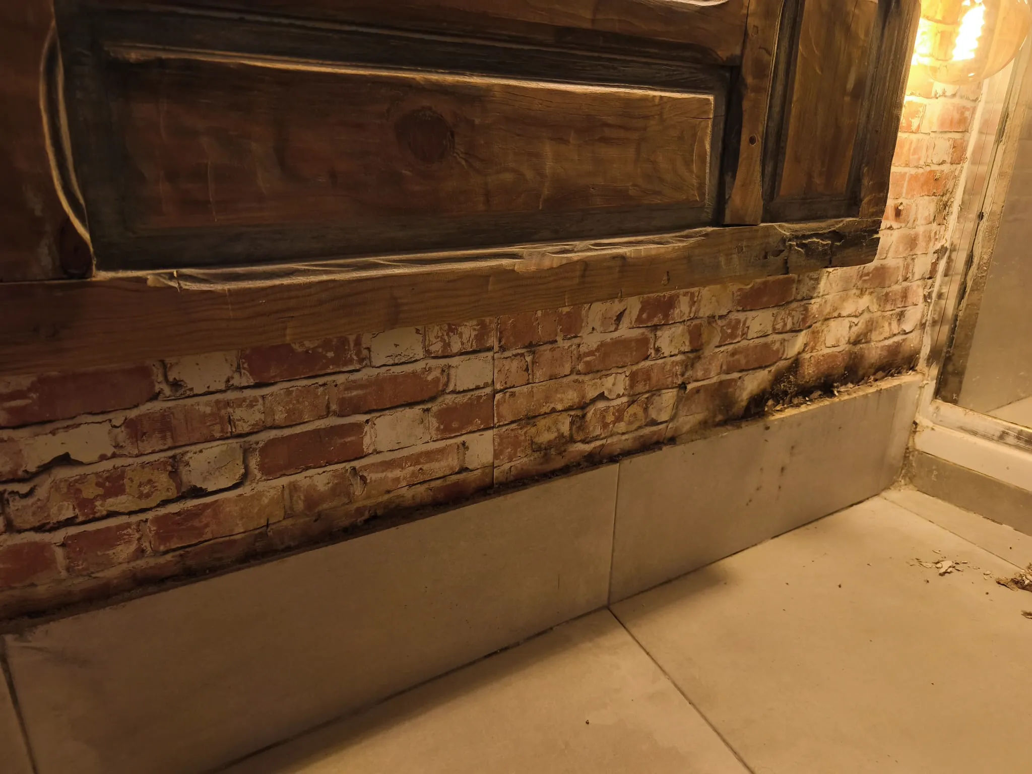 Capilaridad en pared