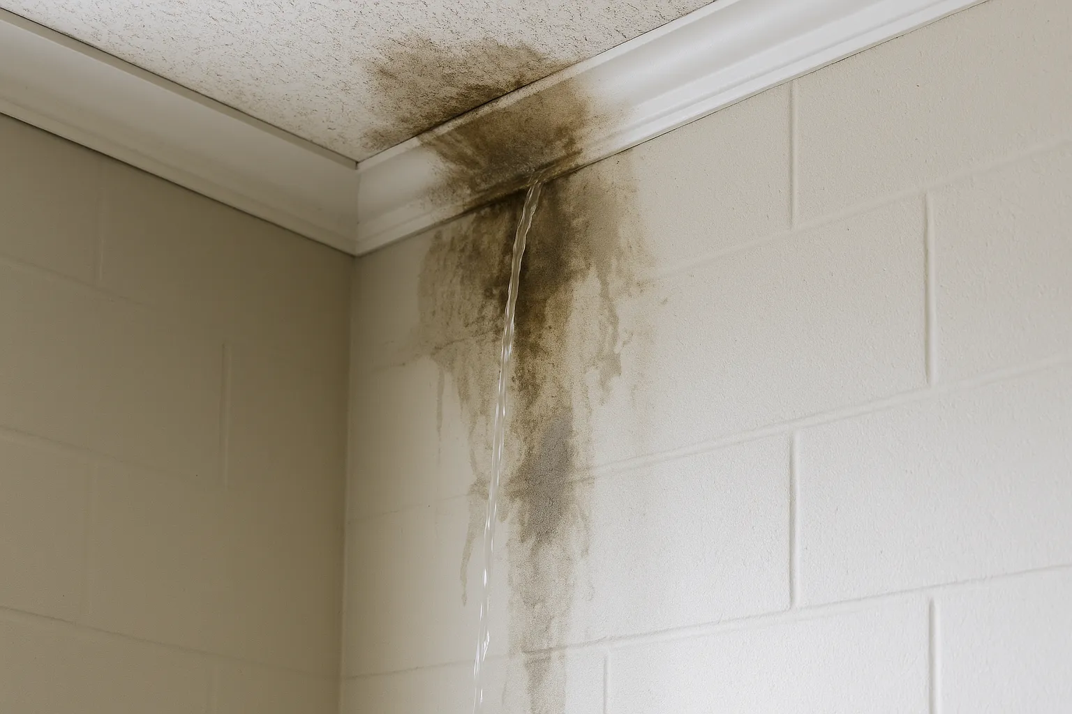 Filtración en techo